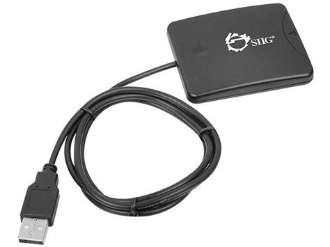 siig usb 2.0 smart card reader ju-cr0012-s1|Siig® JU.